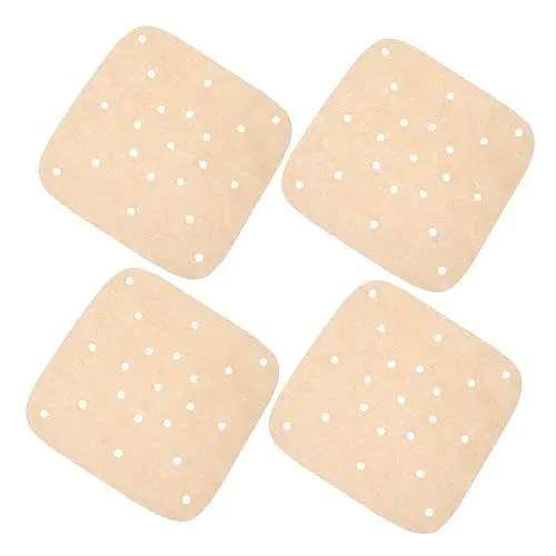 Produktbild: Cabilock Heizkissen Antihaftbeschichtete Grillmatte 100 Stück Luftfritteusenpapier Backblech Für Hähnchensteaks Obst Und Gemüse Für Camping
