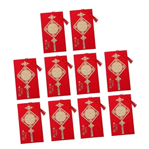 Produktbild: Cabilock 10St Hochzeitseinladung die chinesen hochzeitskarte leere grußkarten Chinesisches Glück deko bedruckbare geschenkkarten Einladungskarten Einladungskarte aus Papier Kraftpapier