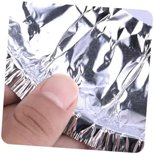 Produktbild: Cabilock 10stücke Aluminiumfolie Gasherd Brennerabdeckungen Hitzebeständige Ölproof Reinigungspads Für Gasöfen Wiederverwendbar Für Herdoberflächen