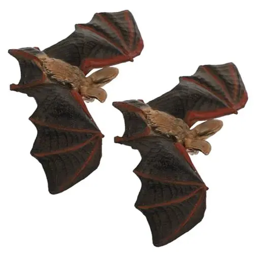 Produktbild: Cabilock 10 STK Tiermodell Halloween dekoartikel Outdoor Halloween Halloween-Spielzeug Halloween-Foto-Requisiten Ornament Modelle Fledermaus-Modell dekorativ schmücken Flug Figur