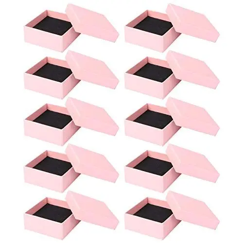 Produktbild: Cabilock 10 Schmuckschatullen Marmor Schmuck Quadratischen Schmuck Aufbewahrungskoffer für ? Ring Halsketten Ohrringe Armb?nder Geschenkpapier