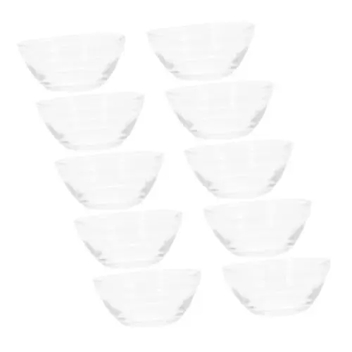 Produktbild: Cabilock 10 Stück Kleine Dessertschalen Stapelbare Servierschalen für Pudding Dips und Snacks Robuste Schalen für Saucen und Gewürze Mikrowellen und Spülmaschinenfest