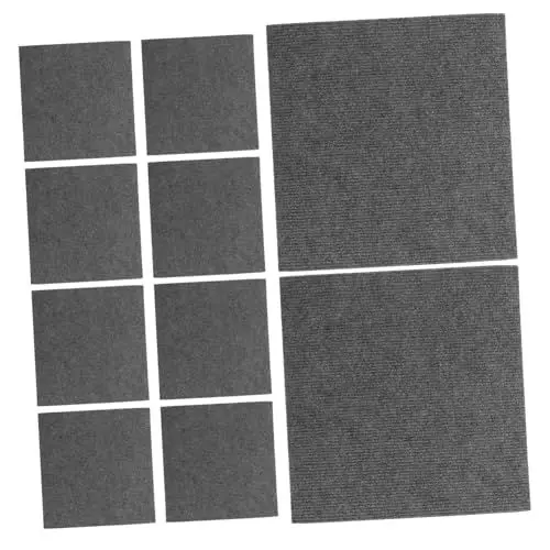 Produktbild: Cabilock 10stücke Selbstklebende Teppichfliesen Rutschfeste Bodenmatten Wiederverwendbar Abziehbare Teppichquadrate Einfache Installation Diy Für Schlafzimmer Wohnzimmer Heimbüro Haltbar