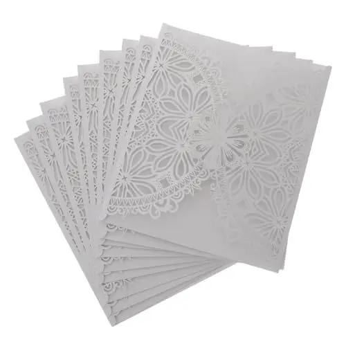 Produktbild: Amosfun 30 Stück Hochzeitseinladungen Hochzeitskarten Papierkunst Einladungskarten Grußkarten Einladungskarten Für Hochzeiten Europäische Einladungskarten Hochzeitszubehör