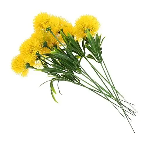Produktbild: Cabilock 10st Künstlicher Löwenzahn Blumenarrangement Künstliche Löwenzahnblüten Lebensechter Löwenzahn Aus Kunststoff Tischdekoration Künstlich Grün Braut Blumendekoration Plastik Jahrgang