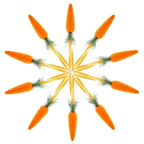 Produktbild: Cabilock -karottenhasen-Dekorationen 10 Stück -Ornament-Dekorationen Karotten Osterdekorationen -hängeornamente Künstliche Schaum-Karotten