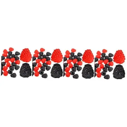 Produktbild: Cabilock 120 STK Simulierte Himbeerornamente Wohnkultur Himbeeren plastisches Obstdekor Kind