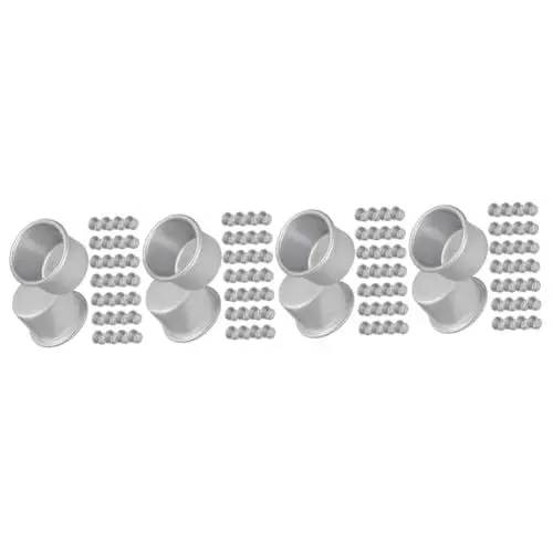 Produktbild: Cabilock Kerzenhalter Für Flaschenhälse 120 Stück Kerzenleuchter Im Glas Kerzenhalter Votivkerzen Duftkerzen Kerzenhalter Wachstropfbecher Hochzeitsdekoration Teelichtkerze Hochzeitskerzen Aluminium