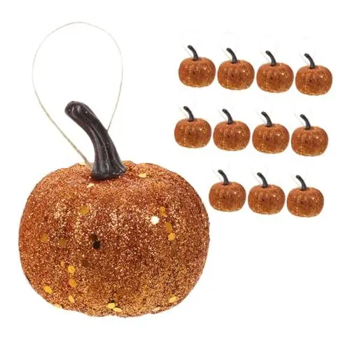Produktbild: Cabilock 12st Kürbis Dekoration Kürbisernte Im Herbst Realistische Kürbisse Künstliche Schäume Kürbis Simulation Kürbisdekor Künstliche Kleine Kürbisse Gefälschter Kürbis Modell Schaum