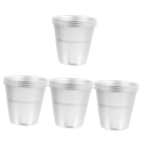 Produktbild: Cabilock 16 Stk Puddingform Cupcake-pfanne Puddingbecher Für Den Haushalt Praktische Backform Backzubehör Multifunktions-muffinformen B04 Backbecher Aluminiumlegierung Kuchen