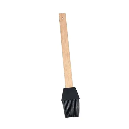 Produktbild: Cabilock Grillpinsel Silikon Backutensil Hitzebeständig Antihaftbeschichtung Schwarzer Griff