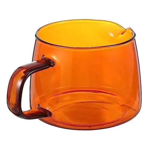Produktbild: Cabilock 1Stk Kaffee-Set Kaffeegeschirr kaffepadmachichne kaffeekapselmaschine coffe bastelzeug Mini-Kaffeetassen Milchkännchen einfacher Kaffeekocher kreativer kaffeebehälter Glas Yellow