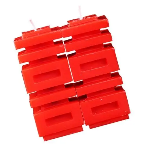 Produktbild: Cabilock Kerze Chinesische Doppel Set Rote Hochzeit Kerzen Romantische und Chic Aussehen