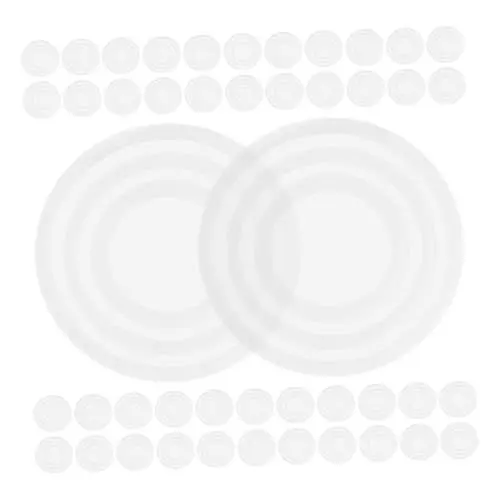 Produktbild: Cabilock 1 Satz Anti-rutsch-abstandshalter Aus Glas Silikonpad Klare Pads Für Glastischplatten Glasaufsatz Aus Silikon Schrankgummipuffer Klar Schrankstoßstangen Transparent PVC 200st