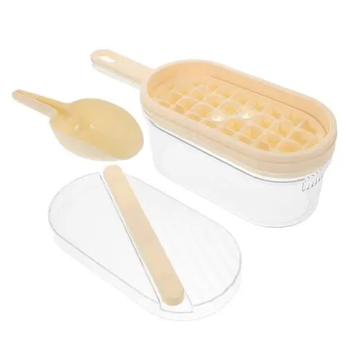 Produktbild: Cabilock 1 Satz Eiswürfelform Eisstockhersteller Eisbecher Eisformen für Getränke Whisky-Eisbereiter Eiswürfelbehälter Eiswürfelhalter Eiswürfelbereiter praktische Eisform Plastik