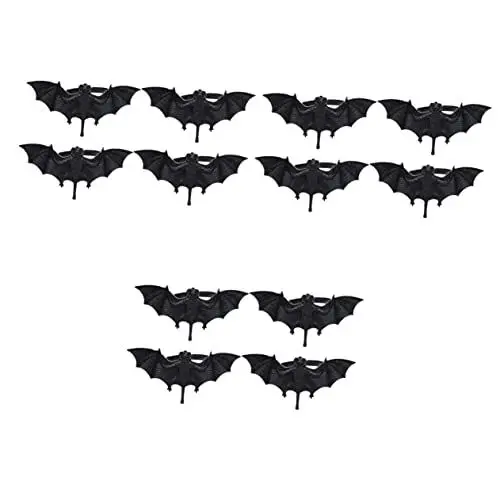 Produktbild: Cabilock 1 Satz Fledermaus Serviettenschnalle Serviettenringe Halloween Tür Halloweendeko Halloween Decor Serviettenhalter Serviettenschnallen Für Zu Hause Tischschmuck Black 4 Stück