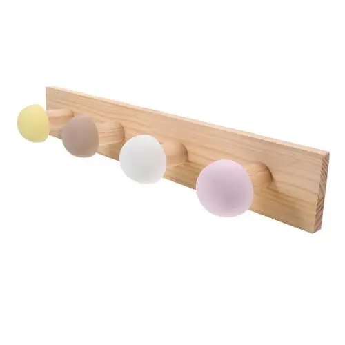 Produktbild: Cabilock Luxus Massivholz Haken Multi-funktionale Kleiderbügel Rack Elegante Mantel Handtuch Lagerung Haken