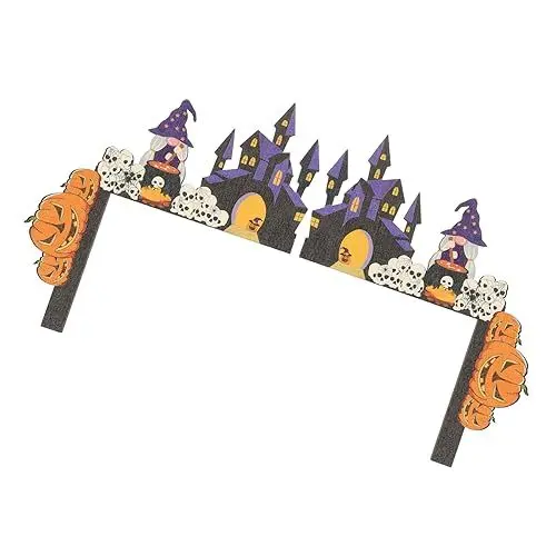 Produktbild: Cabilock 1 Satz Halloween-Türrahmenaufkleber Kürbisschädel Wanddekoration Halloween-Tür-Eckschild Halloween Dekoration Halloween-Dekoration Ornament Embleme Wohnkultur Baby