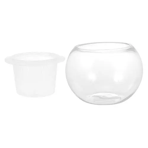 Produktbild: Cabilock 1 Satz Hydrokulturgefäße Pflanzenterrarium Luftpflanzerbirne Runde Kristallvase Pflanztopf Hydrokultur-pflanzenvase Betta-Panzer Lebende Aquarienpflanzen Bonsai Anlage Glas