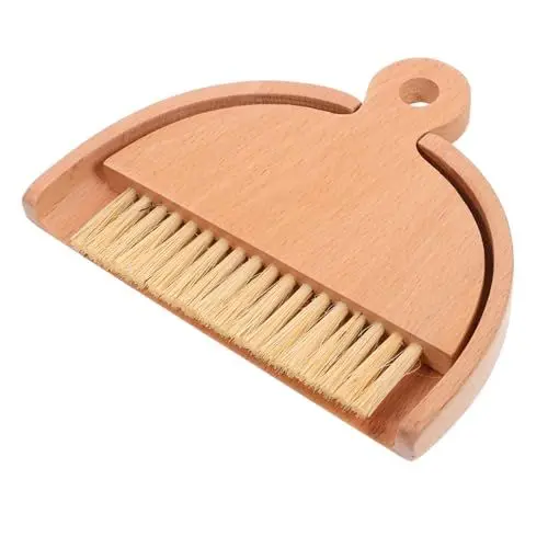 Produktbild: Cabilock Schreibtisch-reinigungsbürsten-Set – Mini-Besen Kehrschaufel Und Bürste Für Tastatur Schreibtisch Autopflege