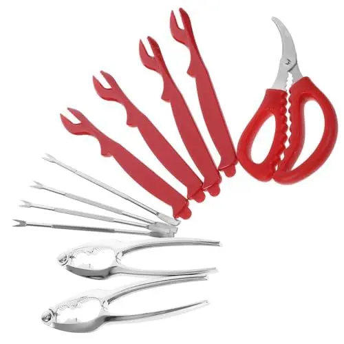 Produktbild: Cabilock Meeresfrüchte-Cracker-Set Aus Metall Krabben- Und -Werkzeuge Einfach Zu Verwendende Küchenutensilien