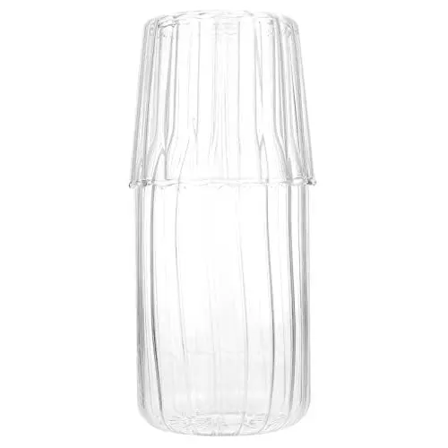Produktbild: Cabilock Kühlkessel-wasserbecher-Set Hochwertiger Wasserkrug Aus Glas Große Kapazität Für Schlafzimmer Wohnzimmer Büro
