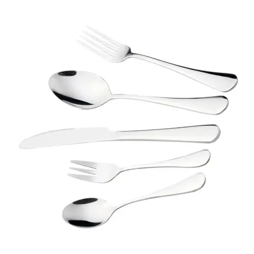 Produktbild: Cabilock Robustes Und Elegantes 5-teiliges Besteckset Aus Edelstahl Mit Besteck Und Löffel Für Den Täglichen Gebrauch