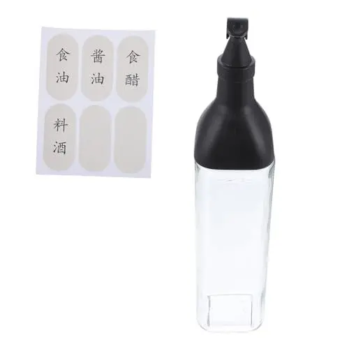 Produktbild: Cabilock Elegante 500-ml-ölflasche mit Automatischem Deckel Wiederverwendbare Ölspenderflasche Auslaufsicher Zum Kochen und Würzen