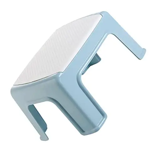 Produktbild: Cabilock Kinderhocker – Kleinkindhocker Fürs Badezimmer – Fußhocker Aus Kunststoff – Kleiner Hocker Für Kinder (Himmel)