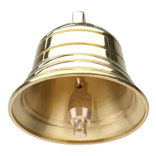 Produktbild: Cabilock 1 Stück Messingglocke Weihnachtsbaumglocken Anhänger Glockenspiel Baumglocke Kuhglocke Dekorative Kugel Dienerglocke Glocken Zum Basteln Schlüsselanhänger Anhänger