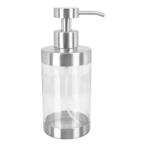 Produktbild: Cabilock Leichte Tragbare Lotionflasche Für Den Haushalt Lotionflasche Aus Edelstahl Airless-pumpengriff Shampoo-Spender