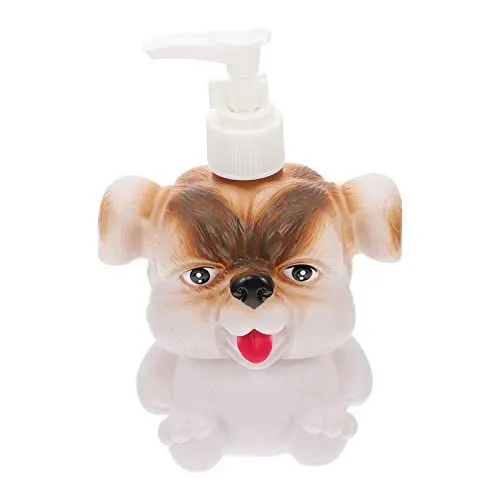 Produktbild: Cabilock 1stk Flasche Lotion Für Welpen Süßer Seifenspender Lotion Reiseflasche Seifenspender Für Hunde Shampoo-Spender Für Die Dusche Flüssige Flasche Reisen Weiß Erdfarben