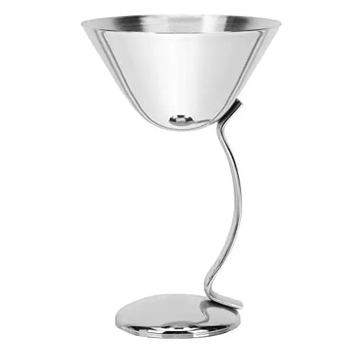 Produktbild: Cabilock 1stk Glas Margarita-gläser Martini-gläser Weingläser Im Freien Margarita-glas Schnapsgläser Rotwein Restaurantbecher Aufbewahrungsbecher Heimfeld Rostfreier Stahl