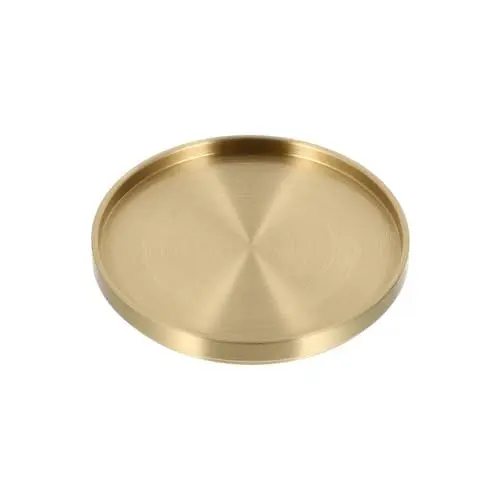 Produktbild: Cabilock 1stk Teeuntersetzer Getränke Untersetzer in Erdtönen Erde Guter Erdkaffee Zubehör Für Die Teezeremonie Korkuntersetzer Mit Ständer Kaffeetassenhalter Tee-untersetzer Golden Messing