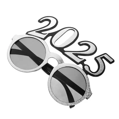 Produktbild: Cabilock 2025 brille festival zubehör neujahrsdekoration Partyzubehör für das neue Jahr Requisiten für die Silvester-Fotokabine Kostümzubehör für das neue Jahr Party-Requisiten Stk