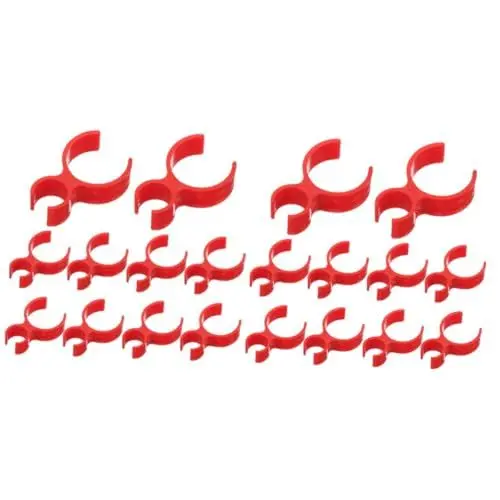 Produktbild: Cabilock 20 Stück Flaschen Kerzen Clip Flaschen Dreifachhalter Flaschen Clip Halter Sicherheits Clip Halter Clips Partyzubehör Kerzenständer Clip Spitzkerzen Kerzenhalter