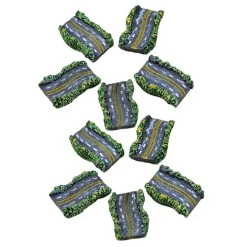 Produktbild: Cabilock 20 Stück Weijing Autobahn Ornament Puppe Autobahn Dekor Mikro Miniatur Straßen Ornamente Dekorative Mikro Landschafts Ornamente Mikro Landschafts Autobahn Ornament Simulation