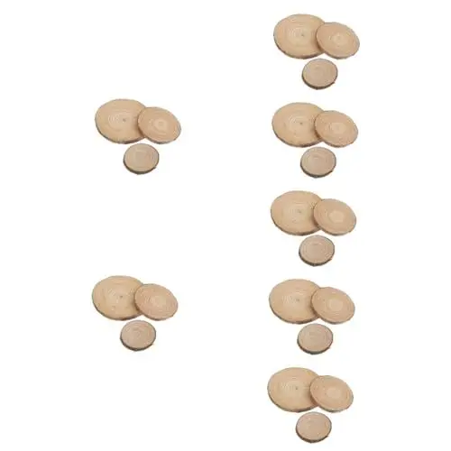 Produktbild: Cabilock 21 Stück Duftkerze Holzkissen Getränkeuntersetzer Tassenuntersetzer Duftkerze Holzmatte Tassenuntersetzer Getränkeuntersetzer Kreativer Untersetzer Tassenkissen Für