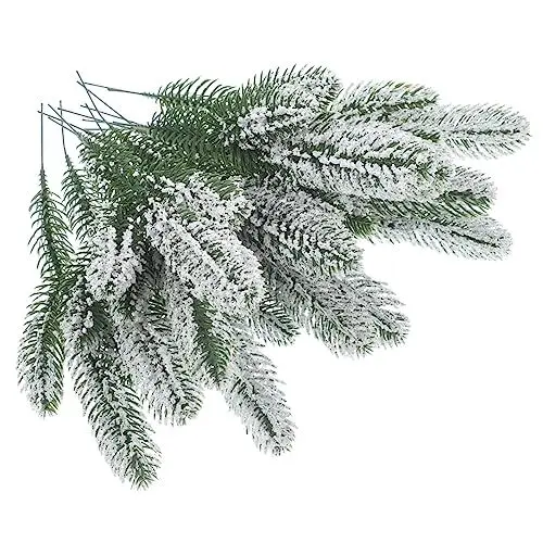 Produktbild: Cabilock 24stücke Künstliche Tannenzweige Tannenstämmen Tannen Picks Für DIY Handwerk Weihnachtsdeko Tischdekoration Blumensträuße Heimdekoration