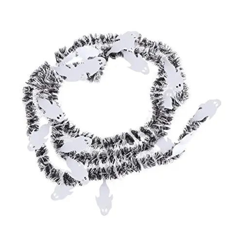 Produktbild: Cabilock 2St aus Wollstreifen Halloween wanddeko Halloween Banner Halloween-Girlande dekorativer Wollstreifen Lametta weihnachtsdeko kreatives wolloberteildekor Halloween-Wollstreifen