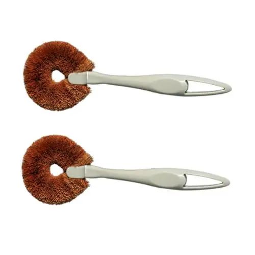 Produktbild: Cabilock Topfbürste Für Den Haushalt Griffbürsten-Set Für Die Küche Scheuerbürste Aus Kokosfaser Zufällige Farbe
