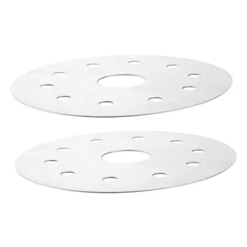 Produktbild: Cabilock 2 Stücke Edelstahl Induktion Herd Matte Induktion Adapter Platte für Wärmeleitung Blatt