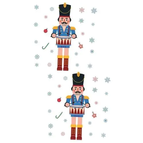 Produktbild: Cabilock 2St Weihnachtsfensteraufkleber weihnachts fensterdeko weihnachten fensterdeko Weihnachtstüraufkleber Wandtattoo Weihnachten weihnachtsaufkleber Weihnachtsglasaufkleber PVC