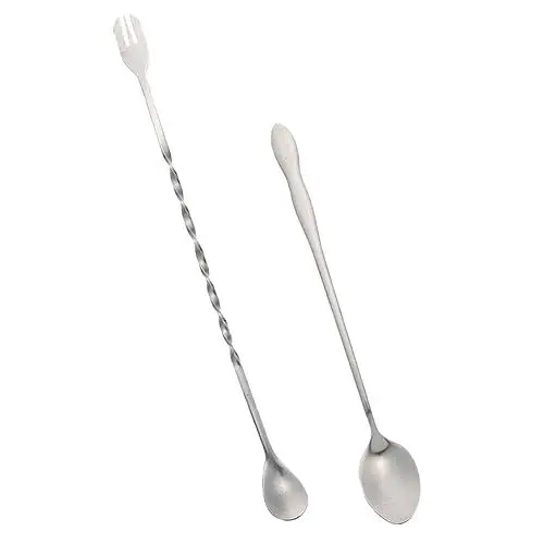 Produktbild: Cabilock 2St mehr Kugeln mehr Kugeln Eis Eisportionierer aus Edelstahl Rührstäbchen für Cocktails kaffelöffel kaffeelöffel Kaffeerührer Zuckersticks für Kaffee Getränke Wiederverwendbar