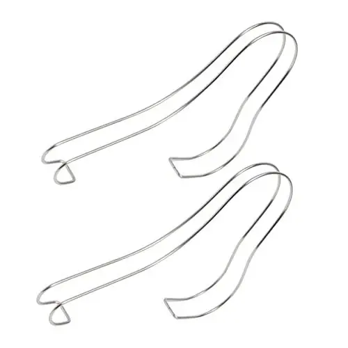 Produktbild: Cabilock 2 STK Schuhspanner Damen Schuhe Absätze Gestell Hoher Schuhschrank Schuh-Organizer-Halter Schuhregal Aus Draht Leiterband Für Jalousien Silberne Pumps Steht Rostfreier Stahl Silver