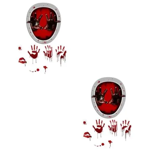Produktbild: Cabilock 2 Sätze Halloween Scary Hand Aufkleber Toilettenaufkleber Spukhaus-toilettenaufkleber Halloween-wc-dekor Spukhaus-toilettendekor Toilettensitze Haushalt 3d Toilettendeckel