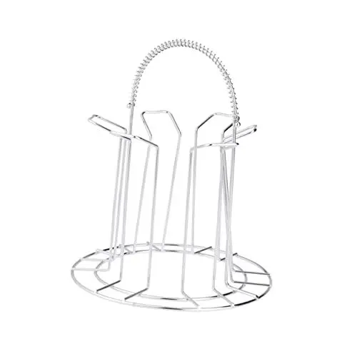 Produktbild: Cabilock 2 Stk Abtropfgestell Für Weinglastassen Weinglashalter Wasserbecherhalter Umgedrehter Glashalter Lagerregal Abtropfen Lassen Kaffeetasse Weinglasregal Baby