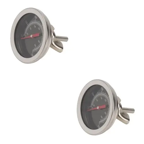 Produktbild: Cabilock 2 Stk Ofenthermometer Grillthermometer Frittieren Frittierthermometer steak_thermometer Kochen grillofen thermometer Backofen-Kochthermometer Haushalt kleiner Ofen Rostfreier Stahl