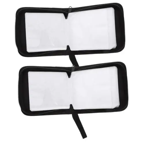 Produktbild: Cabilock 2 Stück 40 Mini-CD-Paket DVD-Organizer CD-Aufbewahrungsbox CD Hülle cd boxen Mini-Ordner CD-Tragetasche Disc-Aufbewahrungstasche Wagen CD-Tasche Album-Box reisen, YI2VI4HA2756Z00CA6
