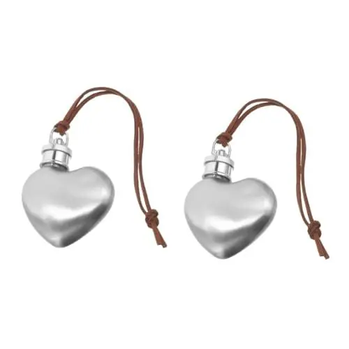 Produktbild: Cabilock 2 Stück Herren Flachmann Mini Becher Reise Flasche Gerippt Picknick Camping Flasche Auslaufsicherer Flachmann Camping Taschenflasche Bourbon Flasche Margarita Gläser